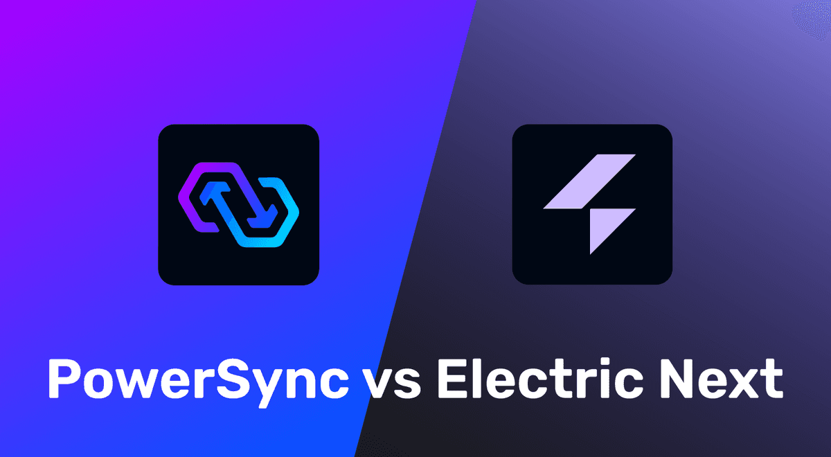 Thumbnail for "ElectricSQL electric-next Vs PowerSync"