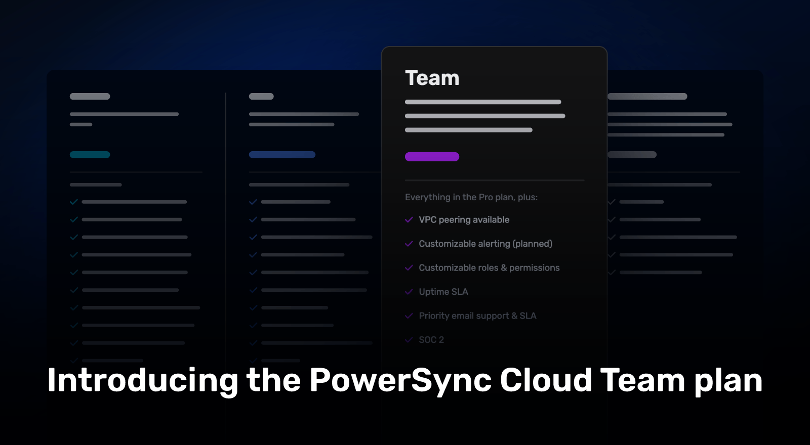 Featured image for "Introducing The PowerSync Cloud Team Plan"