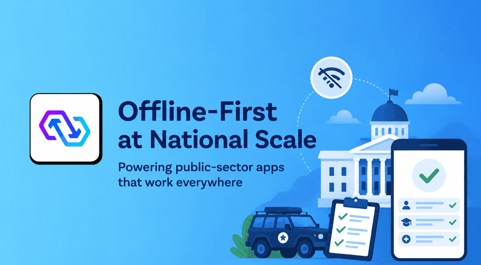 Featured image for "Offline-First at National Scale"