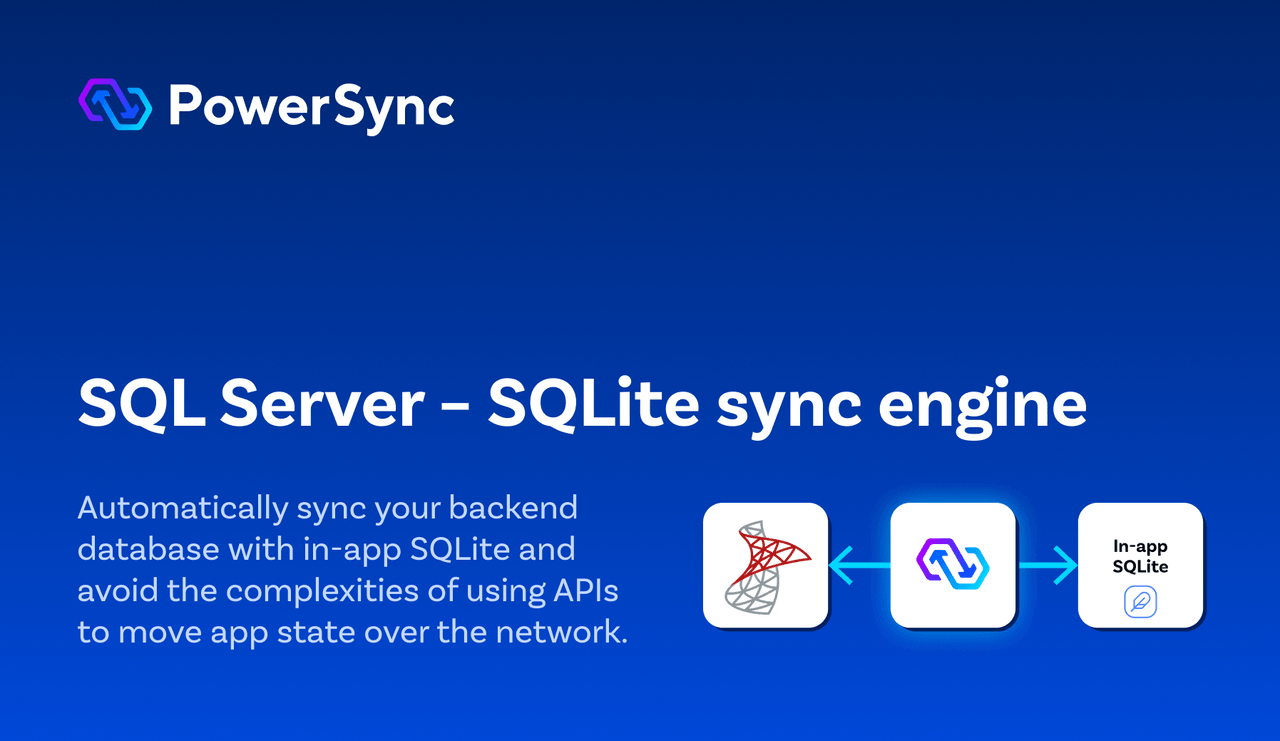Sync SQL Server with SQLite - PowerSync